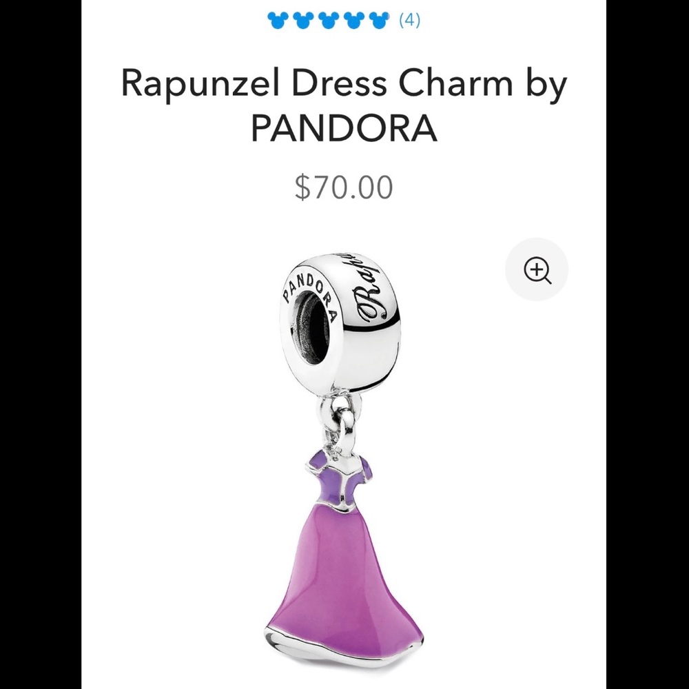 Pandora Disney - Rapunzel Charm